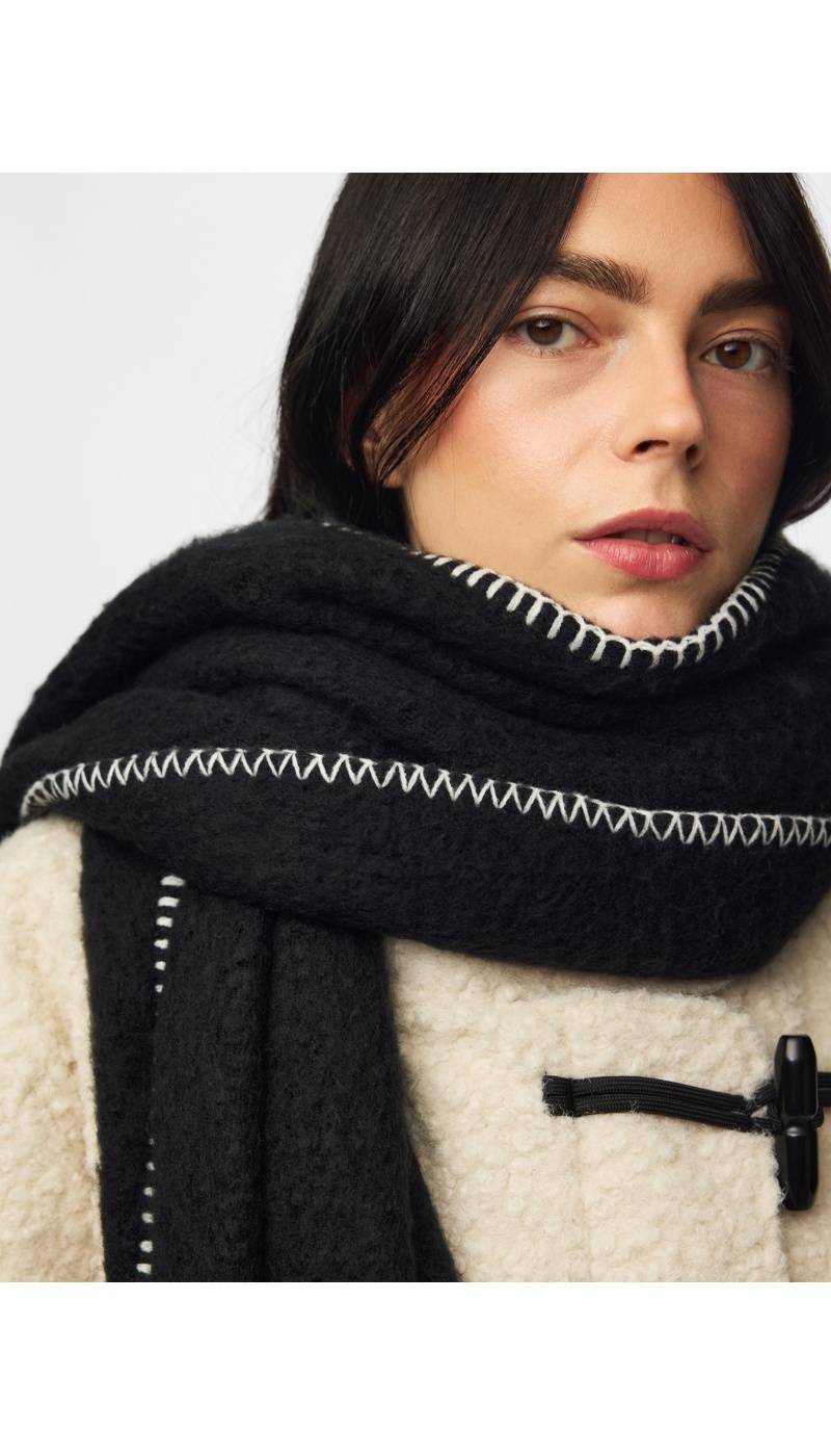 Echarpe Black PCPYRON PIECES - 5 | ACCESSORI